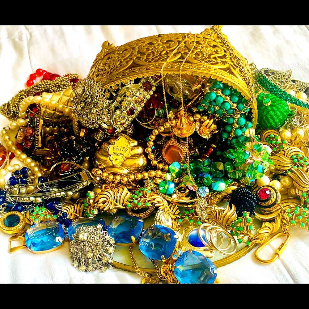 Vintage designer jewelry Mystery box